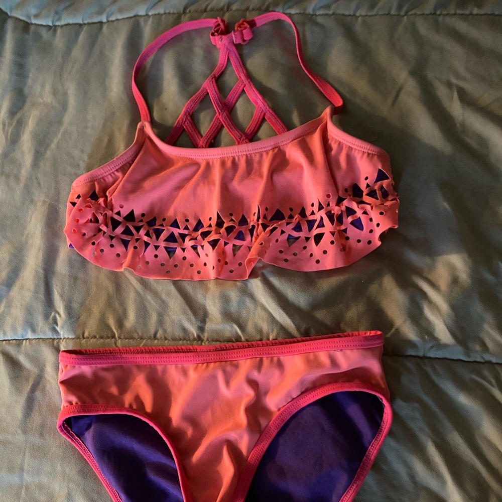 Pink bikini set